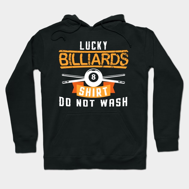 Lucky Billiards 8 Ball 8 Pool Hoodie by Hensen V parkes